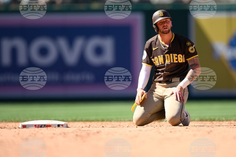Padres Nationals Baseball