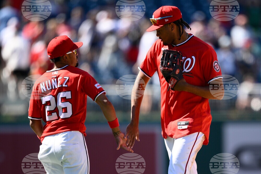 Padres Nationals Baseball