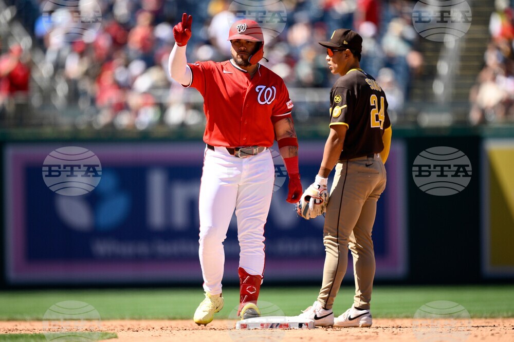 Padres Nationals Baseball