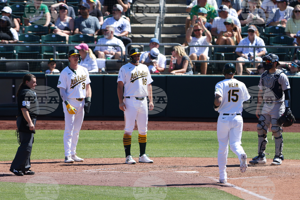 Yankees Athletics Baseball