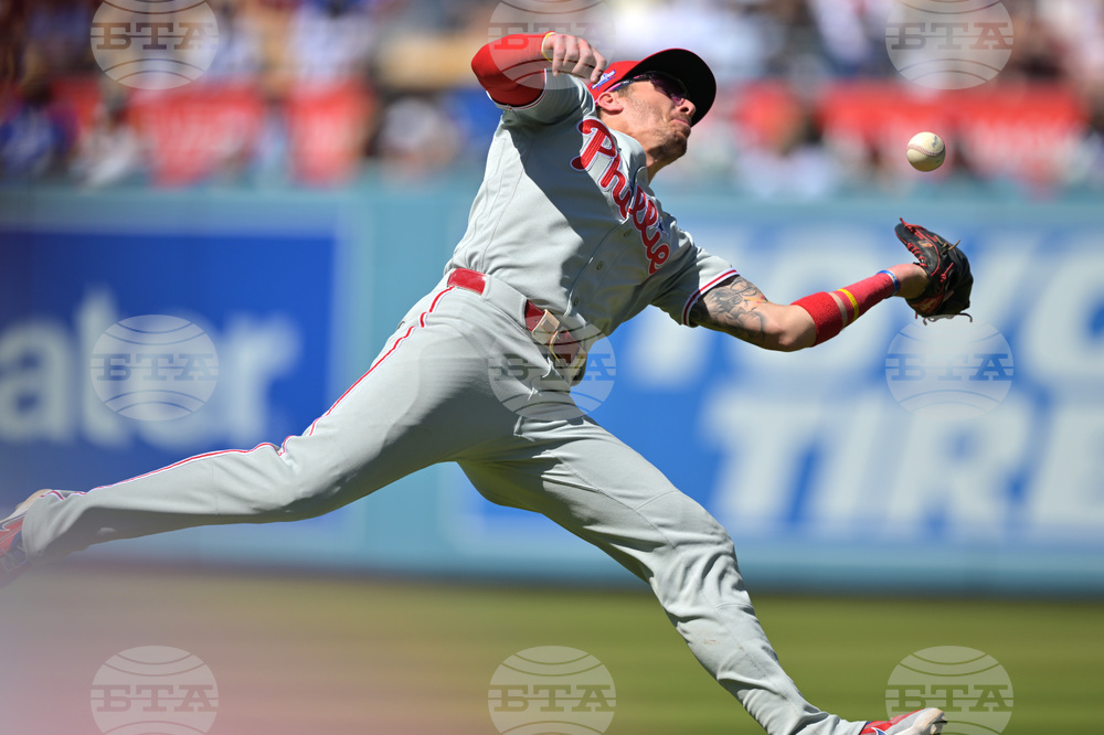 Phillies Dodgers Baseball