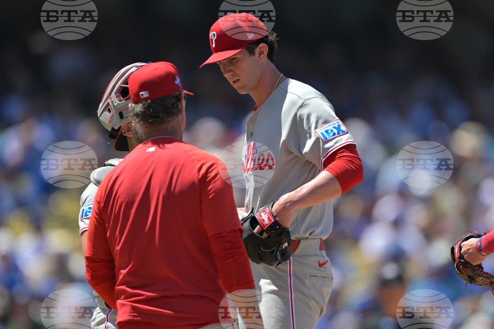 Phillies Dodgers Baseball