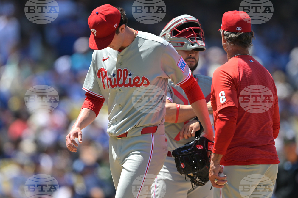 Phillies Dodgers Baseball