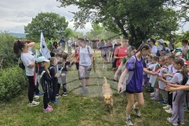 Враца - посрещане походници