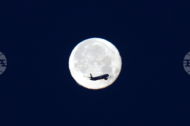 APTOPIX Portugal Full Moon