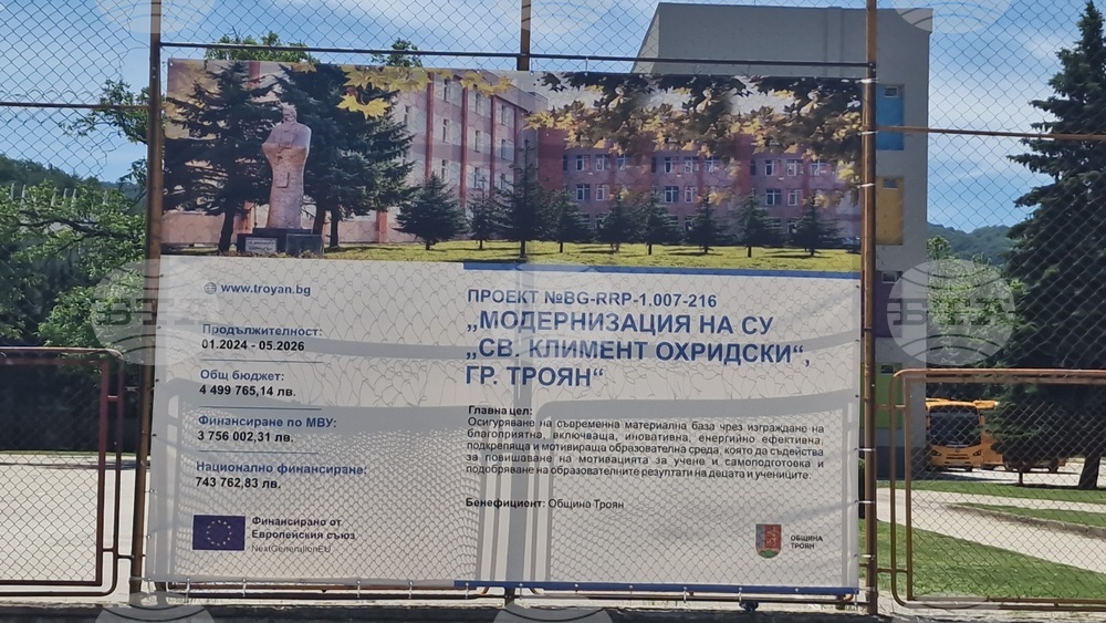 Троян - откриване - сграда на СУ „Климент Охридски“