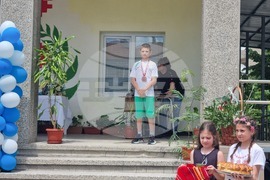 Търговище - Давид Петров - посрещане