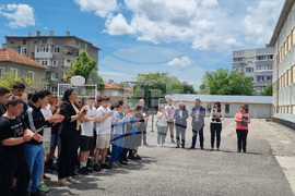 Търговище - Давид Петров - посрещане
