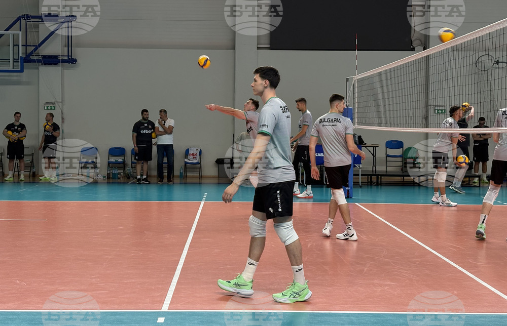 Самоков - Национален отбор по волейбол - тренировка