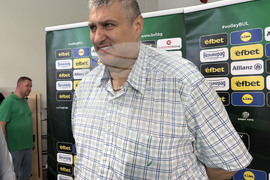 Самоков - Национален отбор по волейбол - тренировка