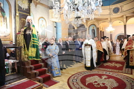 Враца - храм „Св. Николай Мирликийски“ - патриарх Даниил - молебен