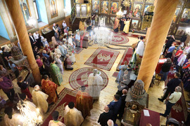 Враца - храм „Св. Николай Мирликийски“ - патриарх Даниил - молебен