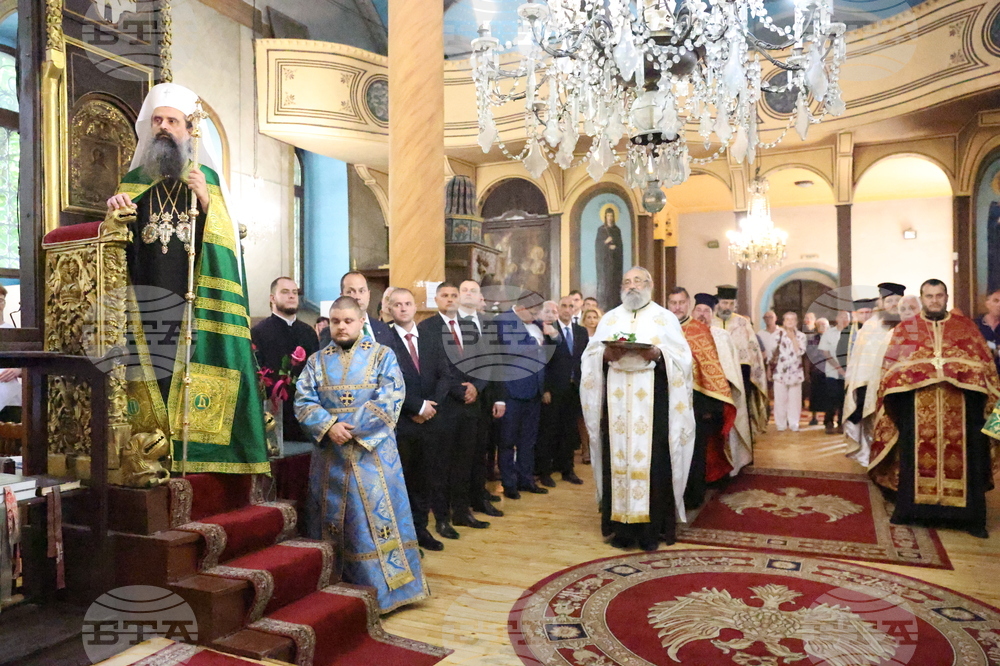 Враца - храм „Св. Николай Мирликийски“ - патриарх Даниил - молебен
