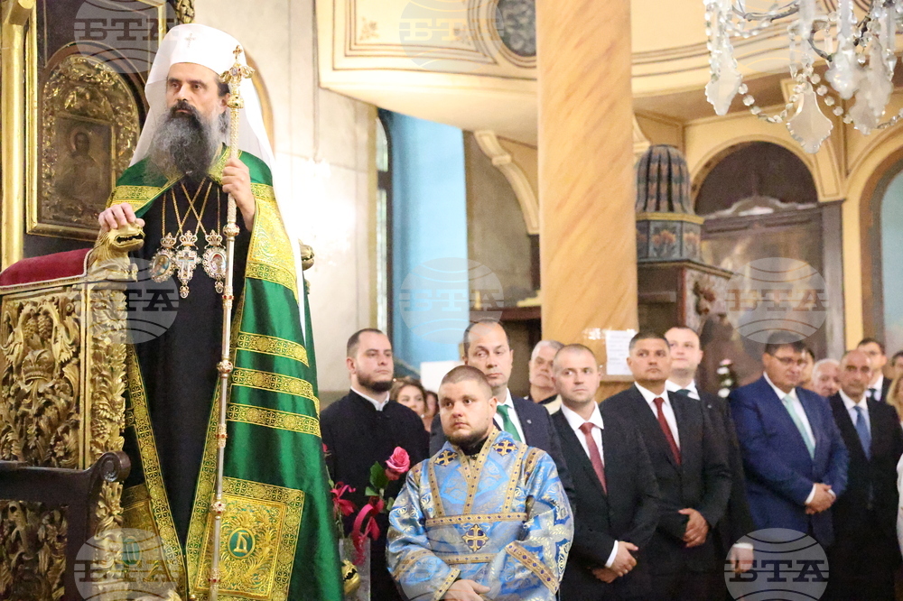 Враца - храм „Св. Николай Мирликийски“ - патриарх Даниил - молебен