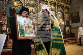 Враца - Врачански митрополит Григорий - патриарх Даниил - картина