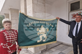 Калофер - даряване на знаме - 150 години от подвига на Ботев и неговата чета