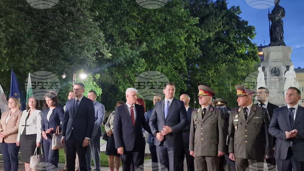 Хасково - Димитър Стоянов - тържествена заря-проверка
