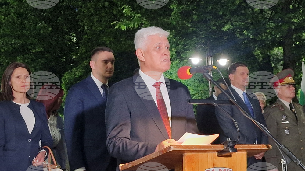Хасково - Димитър Стоянов - тържествена заря-проверка