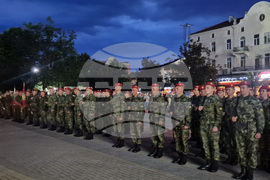 Хасково - тържествена заря-проверка