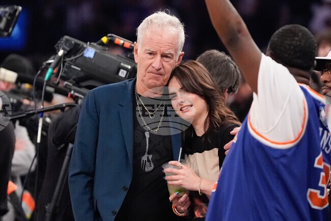 NBA Finals Knicks McEnroe Basketball
