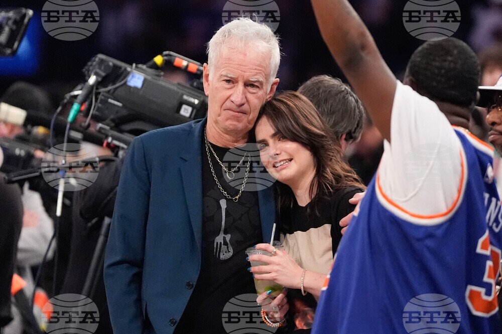 NBA Finals Knicks McEnroe Basketball