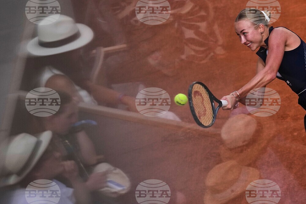 APTOPIX French Open Tennis