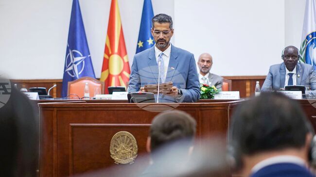 УАМ: Член на парламента на ОАЕ участва в сесия на Международния парламент за толерантност и мир в Северна Македония 