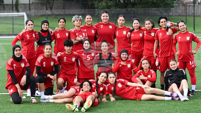 New Zealand Afghanistan Women Soccer Team