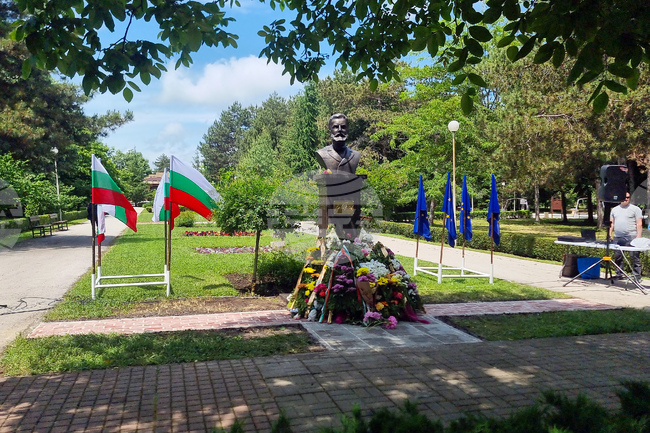 Шабла - паметник на Ботев - откриване