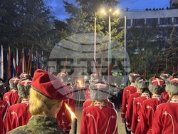 Казанлък - Ден на Ботев - заря-проверка