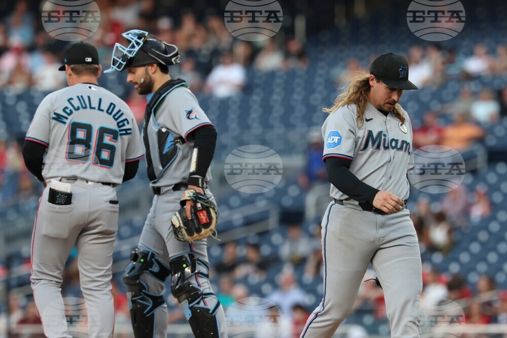 Marlins Nationals Baseball