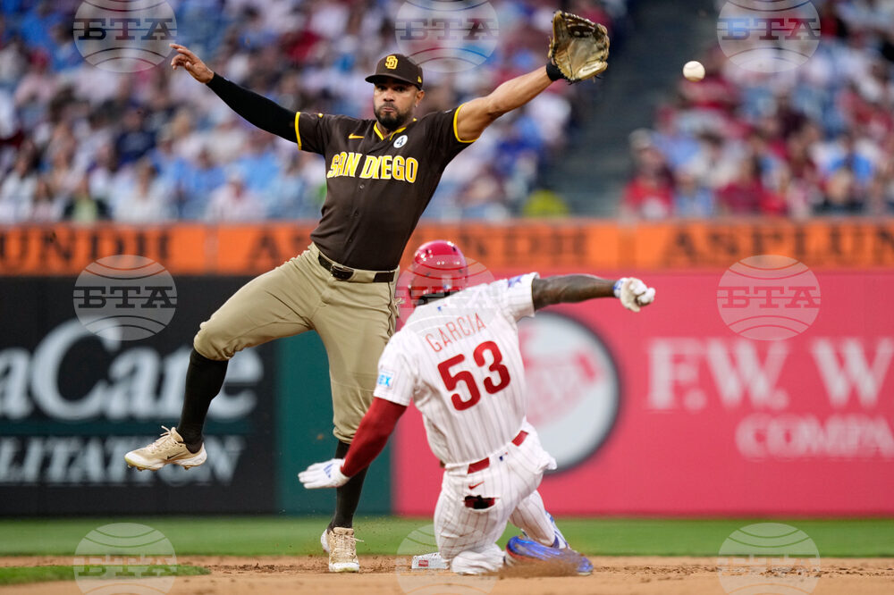 APTOPIX Padres Phillies Baseball