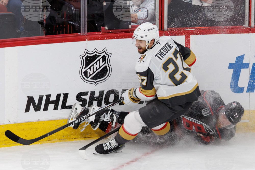 Stanley Cup Golden Knights Hurricanes Hockey