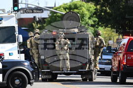 APTOPIX California Man Barricaded