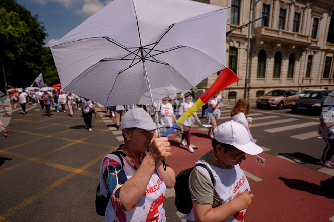 Romania Healthcare Protest