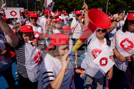 Romania Healthcare Protest
