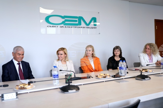  Council for Electronic Media Hosts Working Meeting with Uzbekistan's News Agency Director General, BTA Secretary General 