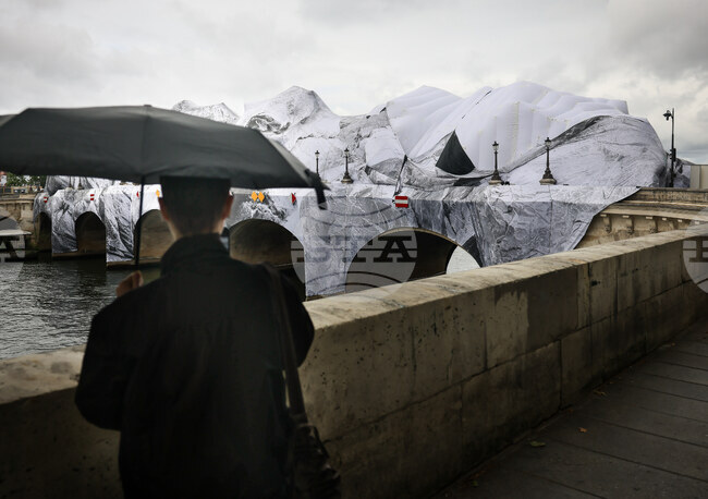 France Paris Bridge Damaged