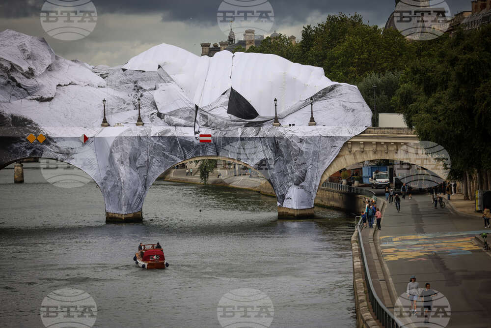 France Paris Bridge Damaged