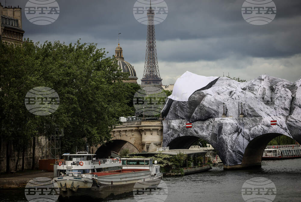France Paris Bridge Damaged