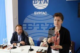 Национален пресклуб на БТА Бургас - Бюро на Европейския парламент в България - среща с медиите