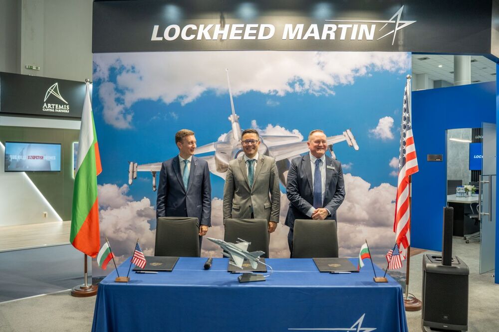 Bulgaria Signs Amendment to Lockheed Martin Industrial Cooperation Agreement on F-16 Programme