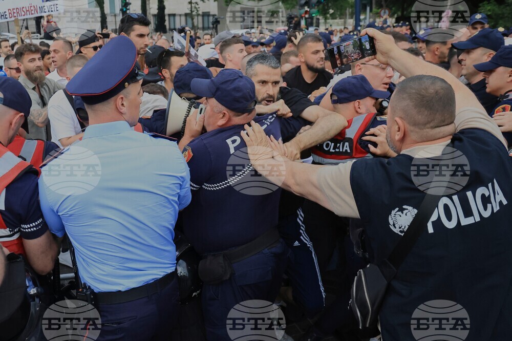 Albania Protest Kushner