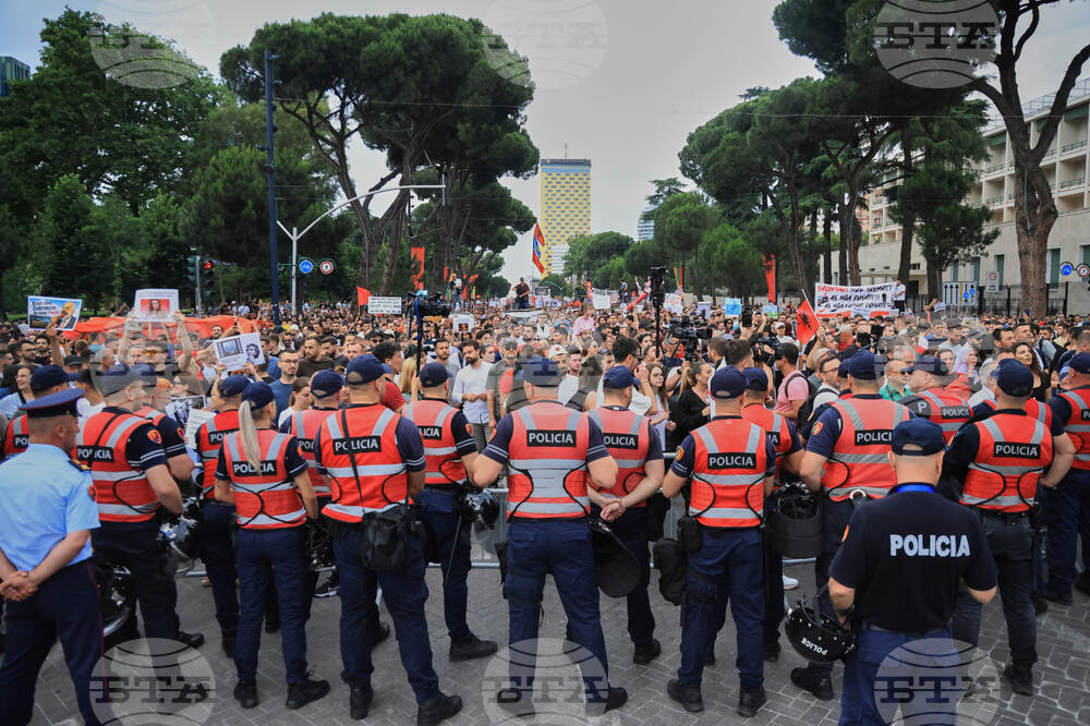 Albania Protest Kushner