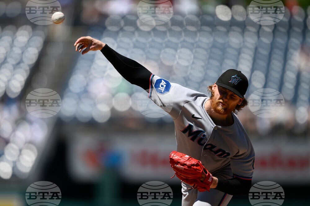 Marlins Nationals Baseball