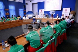 Национален пресклуб на БТА София - пресконференция - Световно първенство в София за спортисти със синдром на Даун