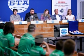 Национален пресклуб на БТА София - пресконференция - Световно първенство в София за спортисти със синдром на Даун