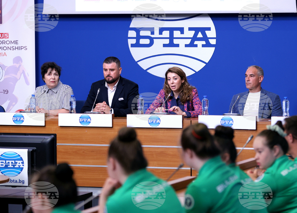 Национален пресклуб на БТА София - пресконференция - Световно първенство в София за спортисти със синдром на Даун