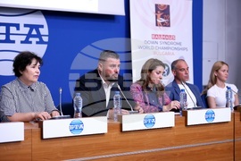 Национален пресклуб на БТА София - пресконференция - Световно първенство в София за спортисти със синдром на Даун