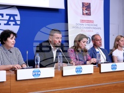 Национален пресклуб на БТА София - пресконференция - Световно първенство в София за спортисти със синдром на Даун